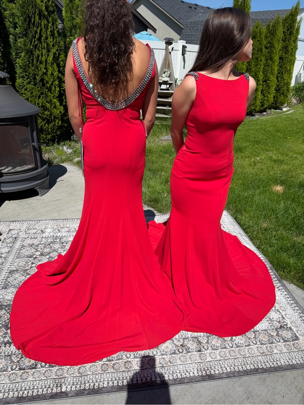 ❤️ Elegant Marsoni Red Evening Gown – New With Tags – Size 2 ❤️